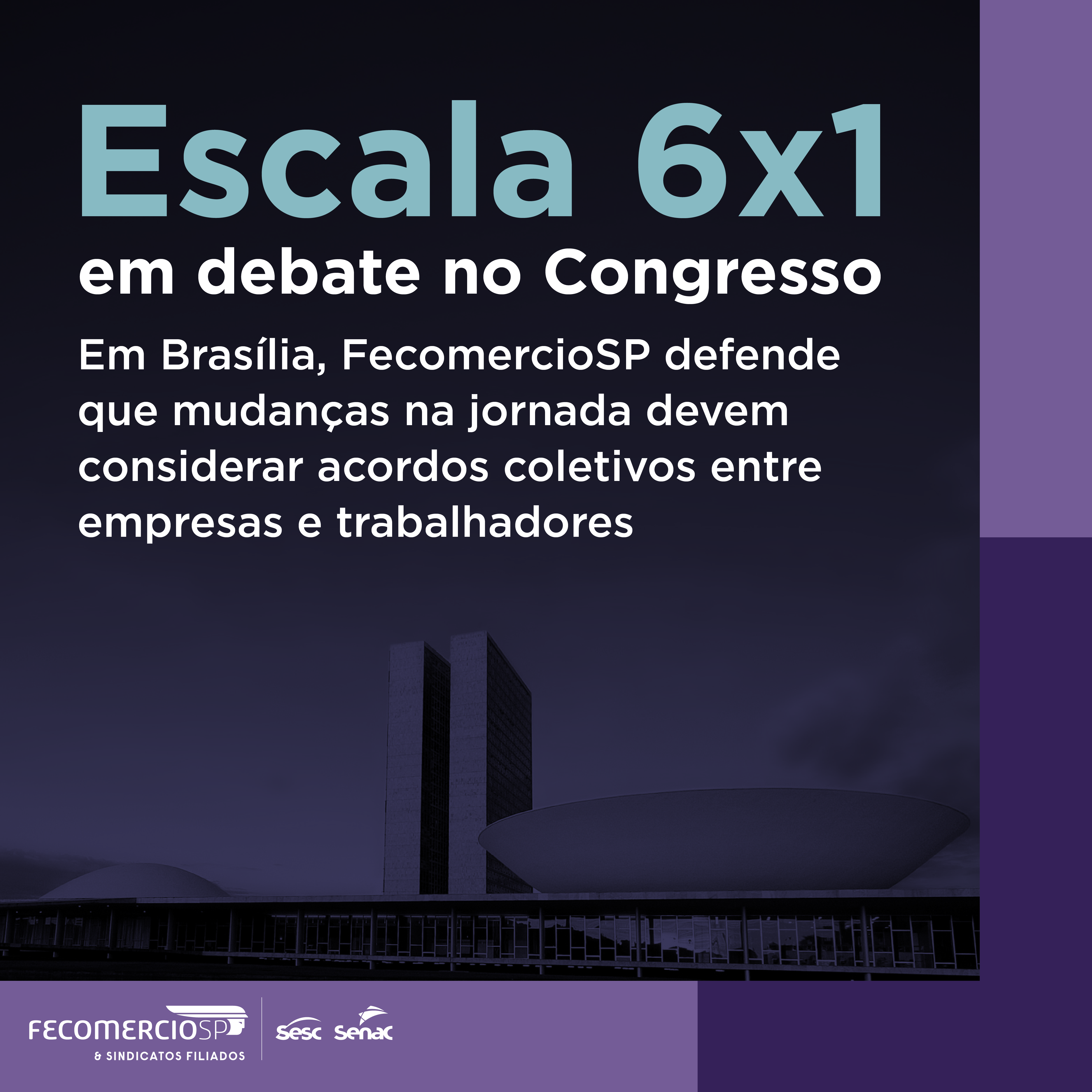 Escala 6X1 em debate no congresso!