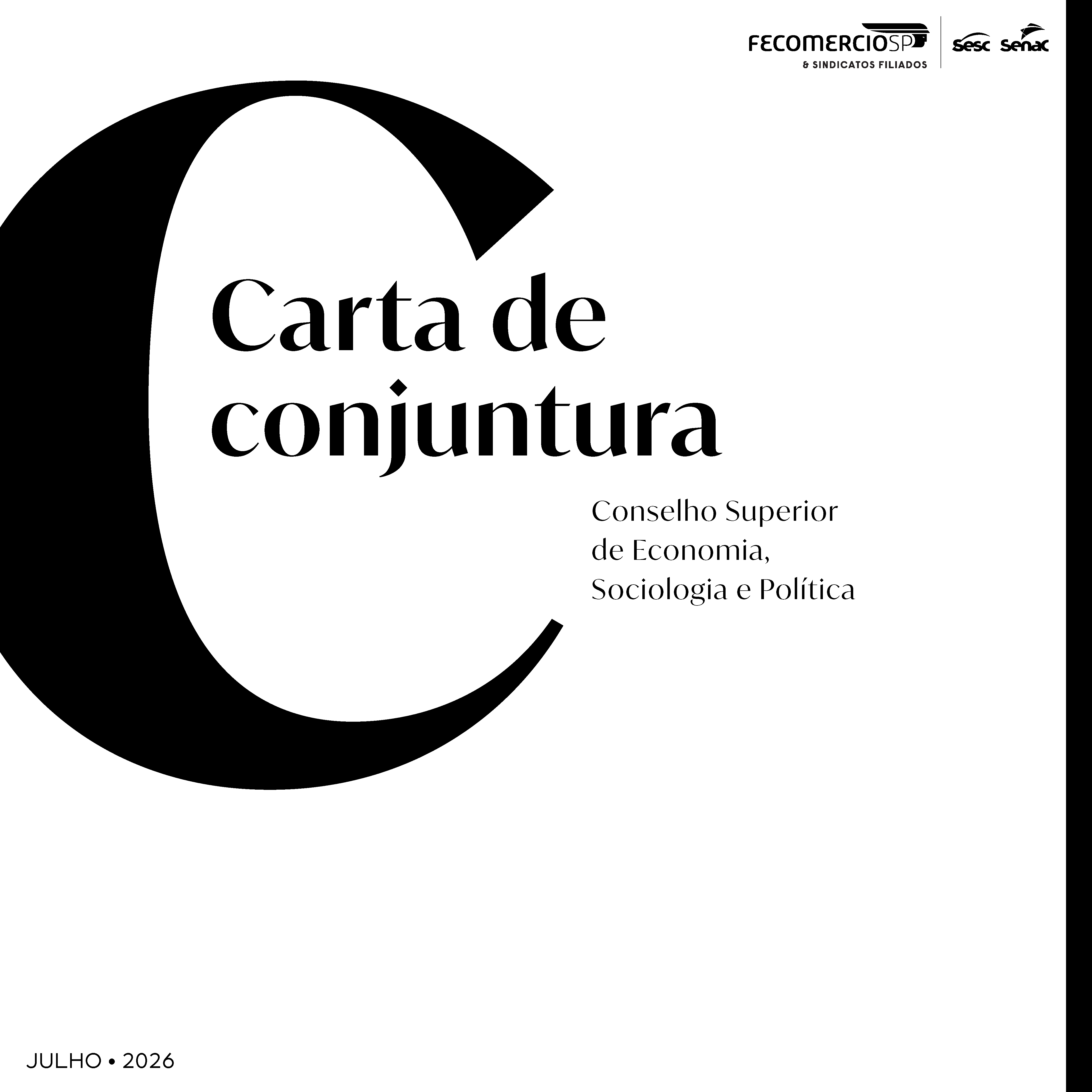 Carta de Conjuntura do CSESP, da FecomercioSP: incertezas dos EUA vão valorizar o dólar e manter juros altos pelo mundo
